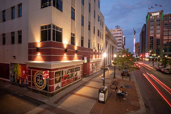 LCCC Allentown Exterior at night